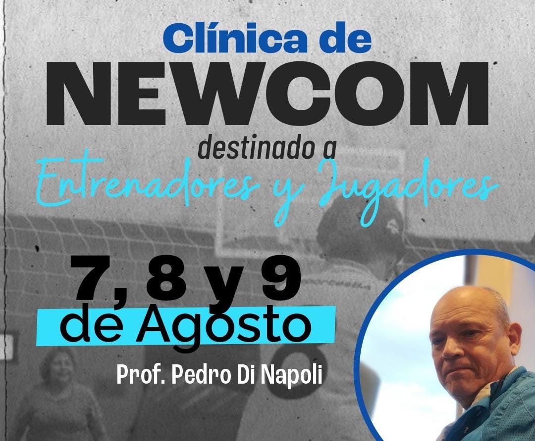 Abren las inscripciones para una clínica de Newcom destinada a entrenadores y jugadores